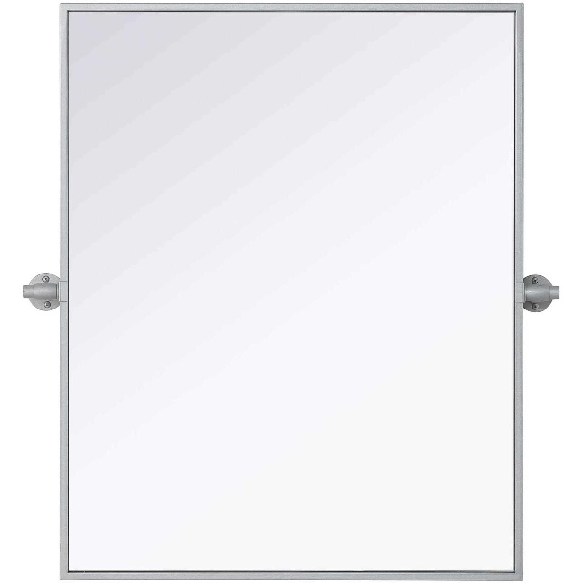 Elegant Lighting MR6H2430SIL Amoura 30 X 24 inch Silver Mirror