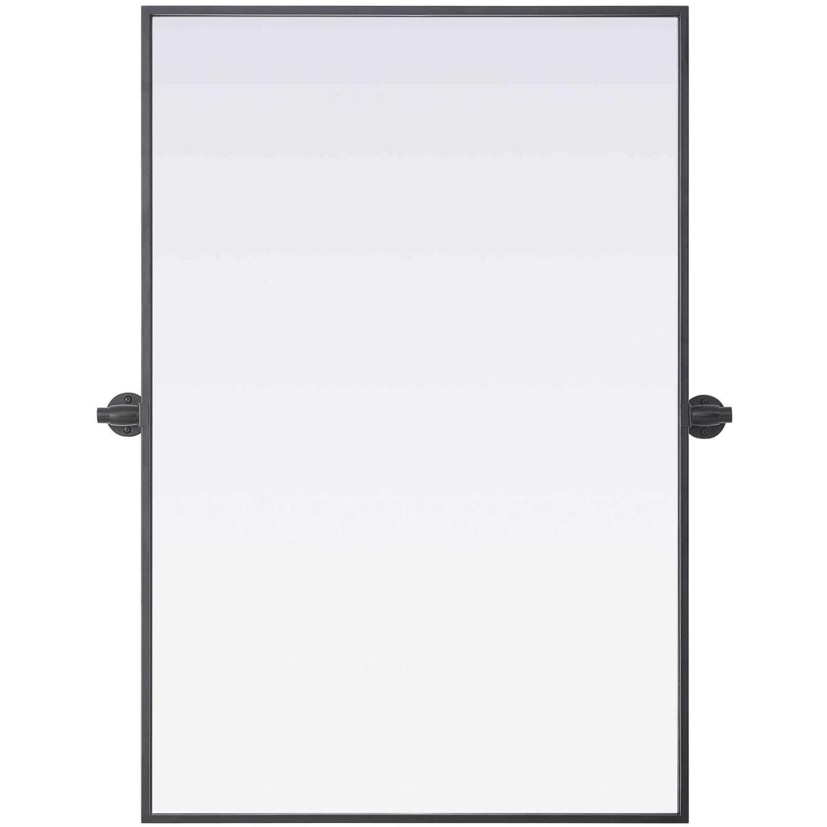 Elegant Lighting MR6H2436BLK Amoura 36 X 24 inch Black Mirror