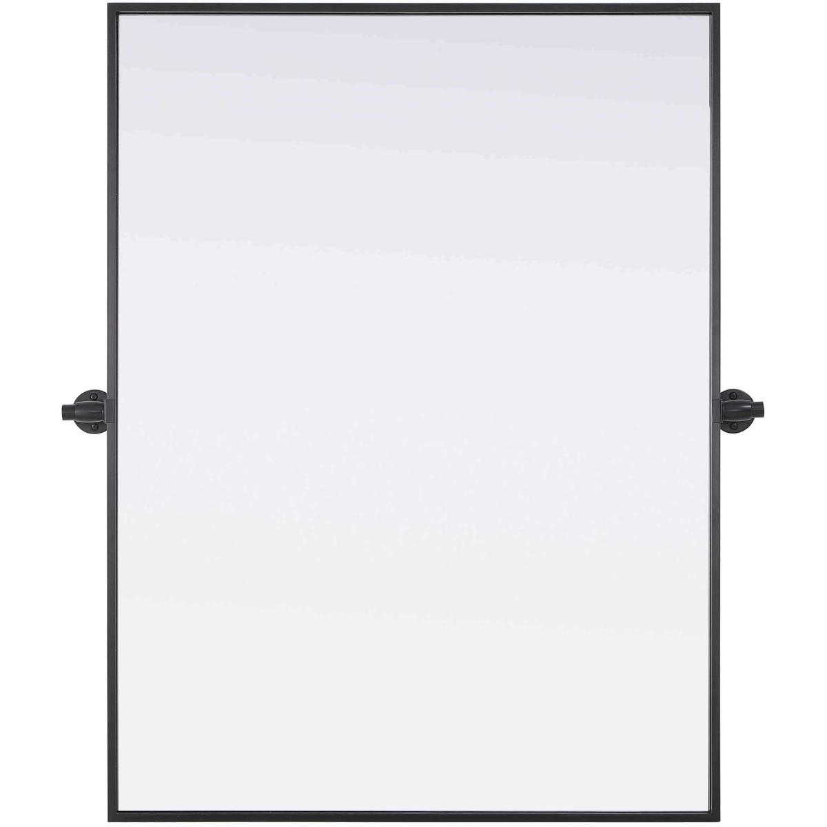 Elegant Lighting MR6H2736BLK Amoura 36 X 27 inch Black Mirror