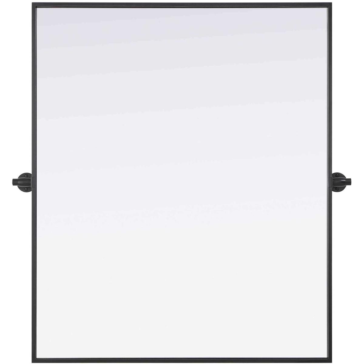 Elegant Lighting MR6H3036BLK Amoura 36 X 30 inch Black Mirror