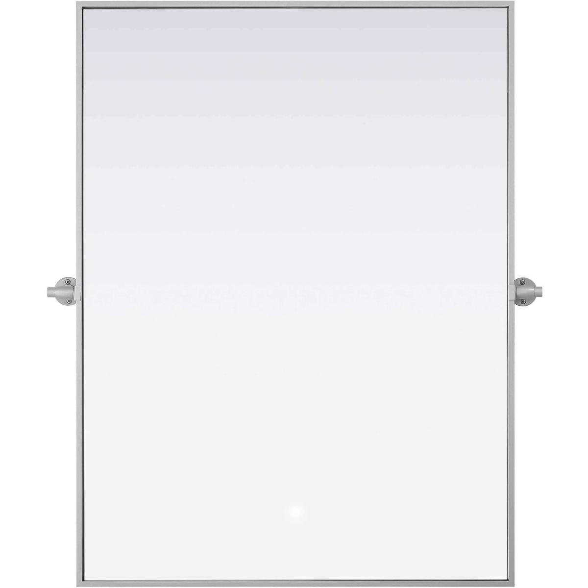 Elegant Lighting MR6H4030SIL Amoura 40 X 30 inch Silver Mirror