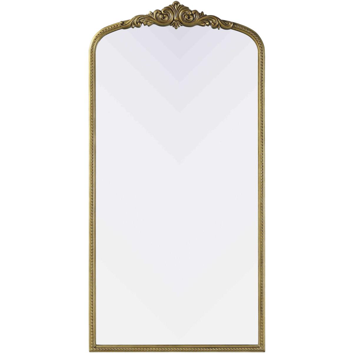 Elegant Lighting MR7F3672AB Naomi 72 X 36 inch Antique Brass Mirror