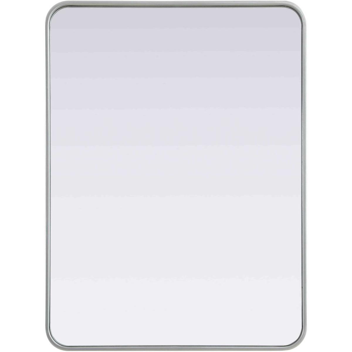 MR8A2736SIL Contour Metal Rectangle Mirror - 27 x 36 in., Silver