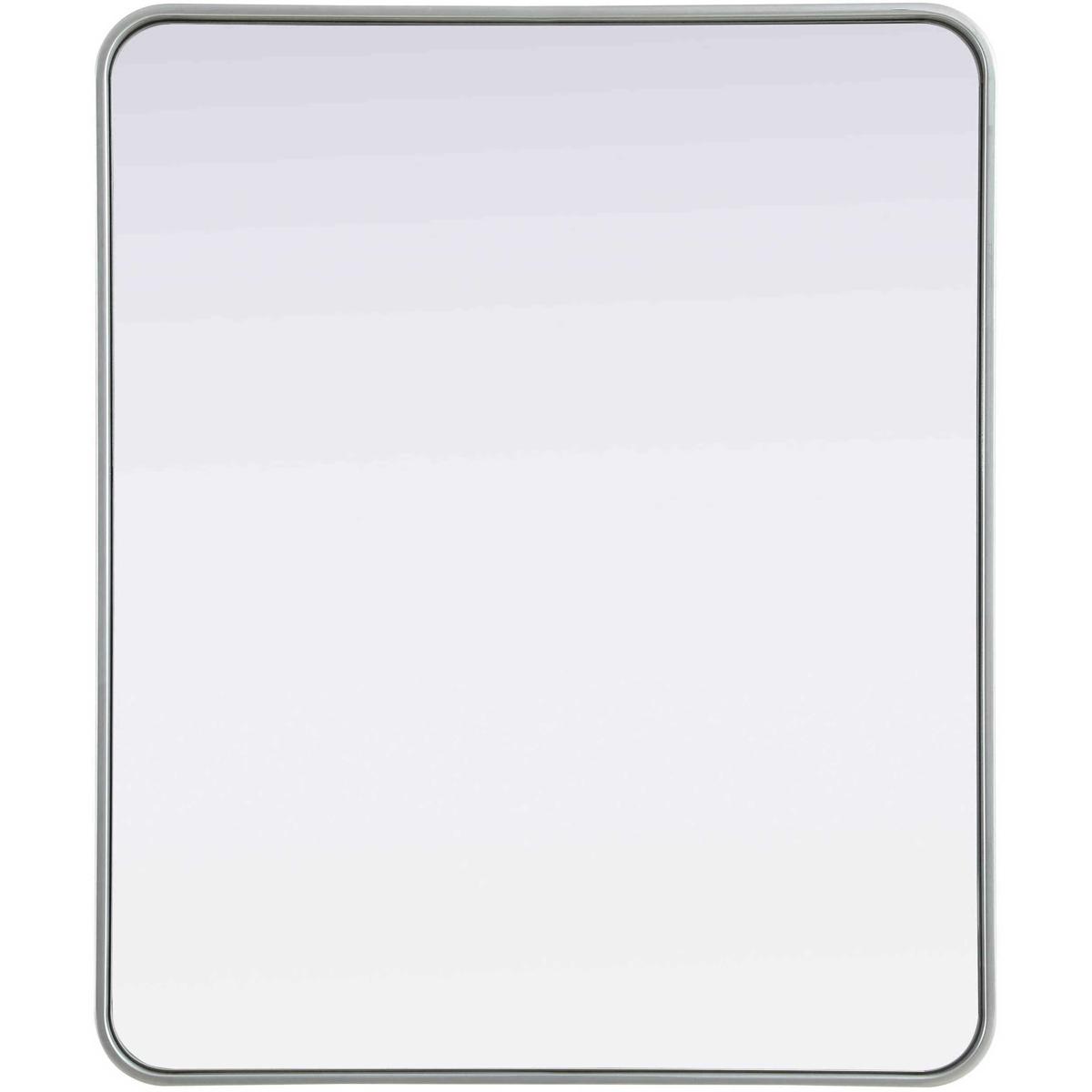 MR8A3036SIL Contour Metal Rectangle Mirror - 30 x 36 in., Silver