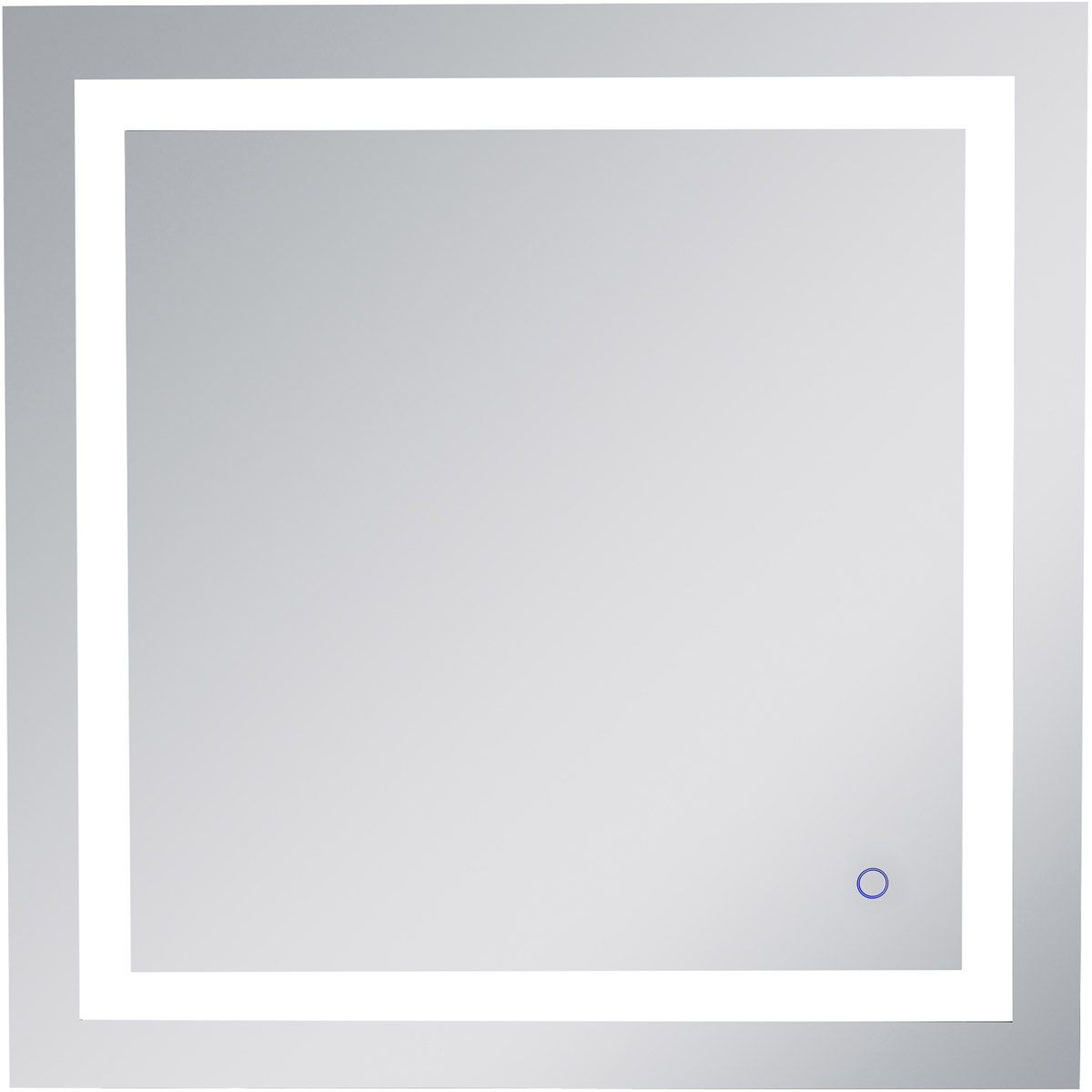 MRE13030 30 x 30 in. Helios Hardwired LED Mirror with Touch Sensor & Color Changing Temperature - 3000K-4200K-6400K