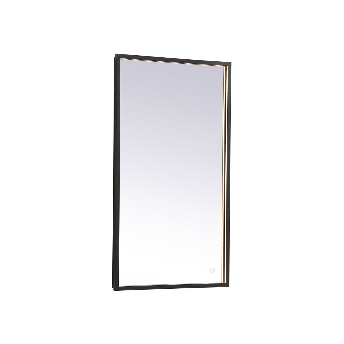 MRE61836BK 18 x 36 in. Pier 3000K, 4200K & 6400K LED Mirror with Adjustable Color Temperature in Black