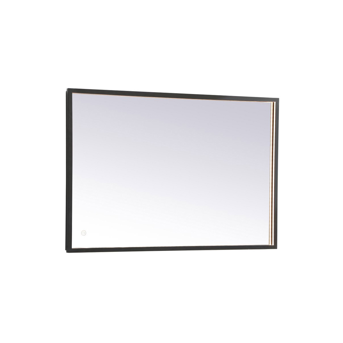 MRE62040BK 20 x 40 in. Pier 3000K, 4200K & 6400K LED Mirror with Adjustable Color Temperature in Black