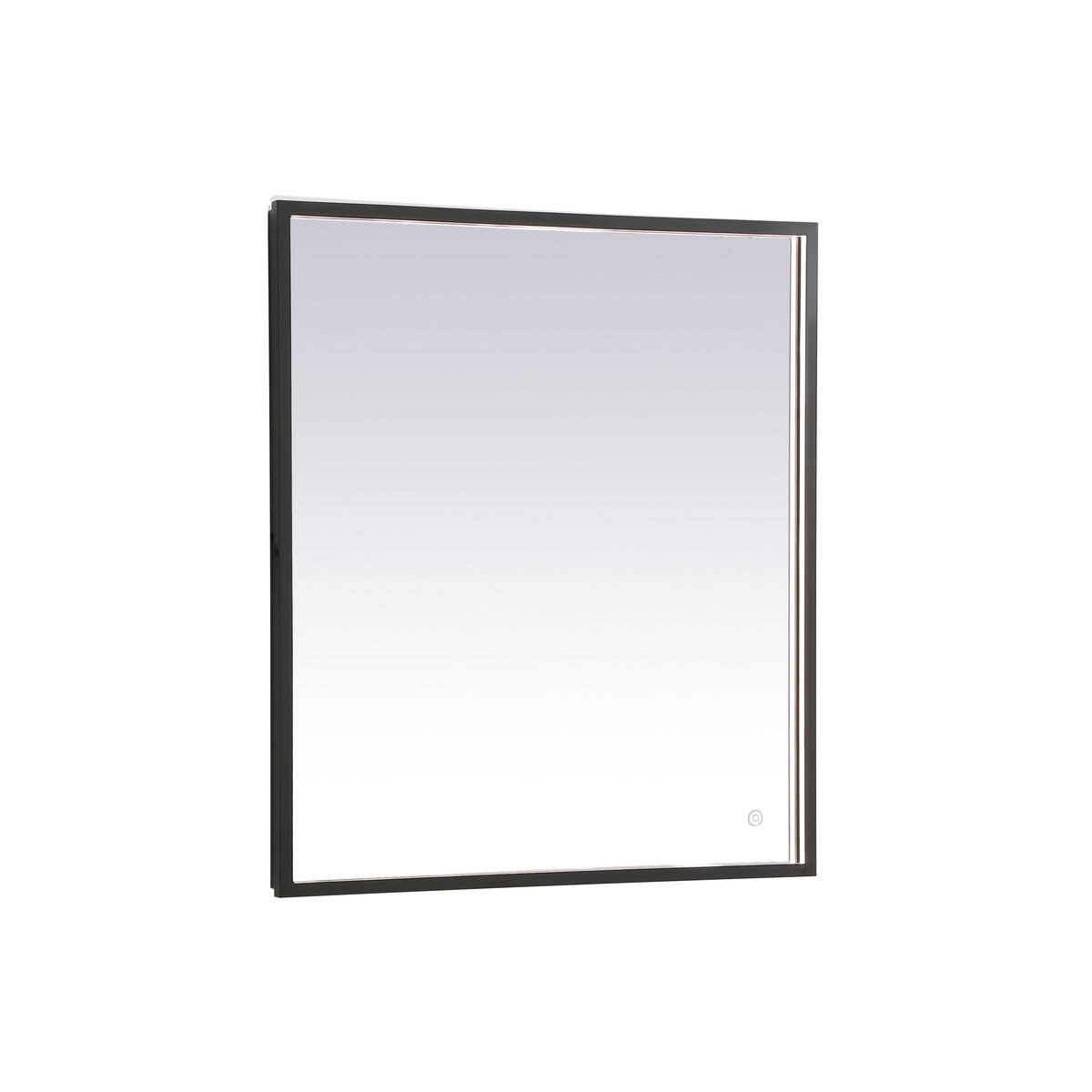 MRE62436BK 24 x 36 in. Pier 3000K, 4200K & 6400K LED Mirror with Adjustable Color Temperature in Black