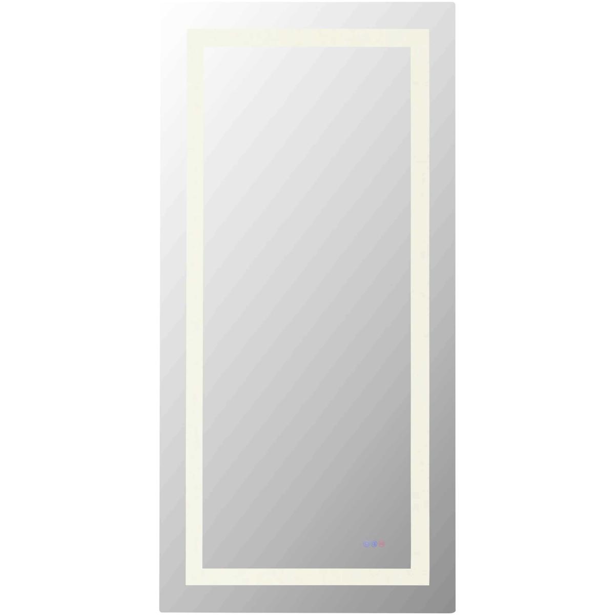 MRE83072 72 x 30 in. 3000K-4200K-6400K Riven Adjustable Color LED Mirror