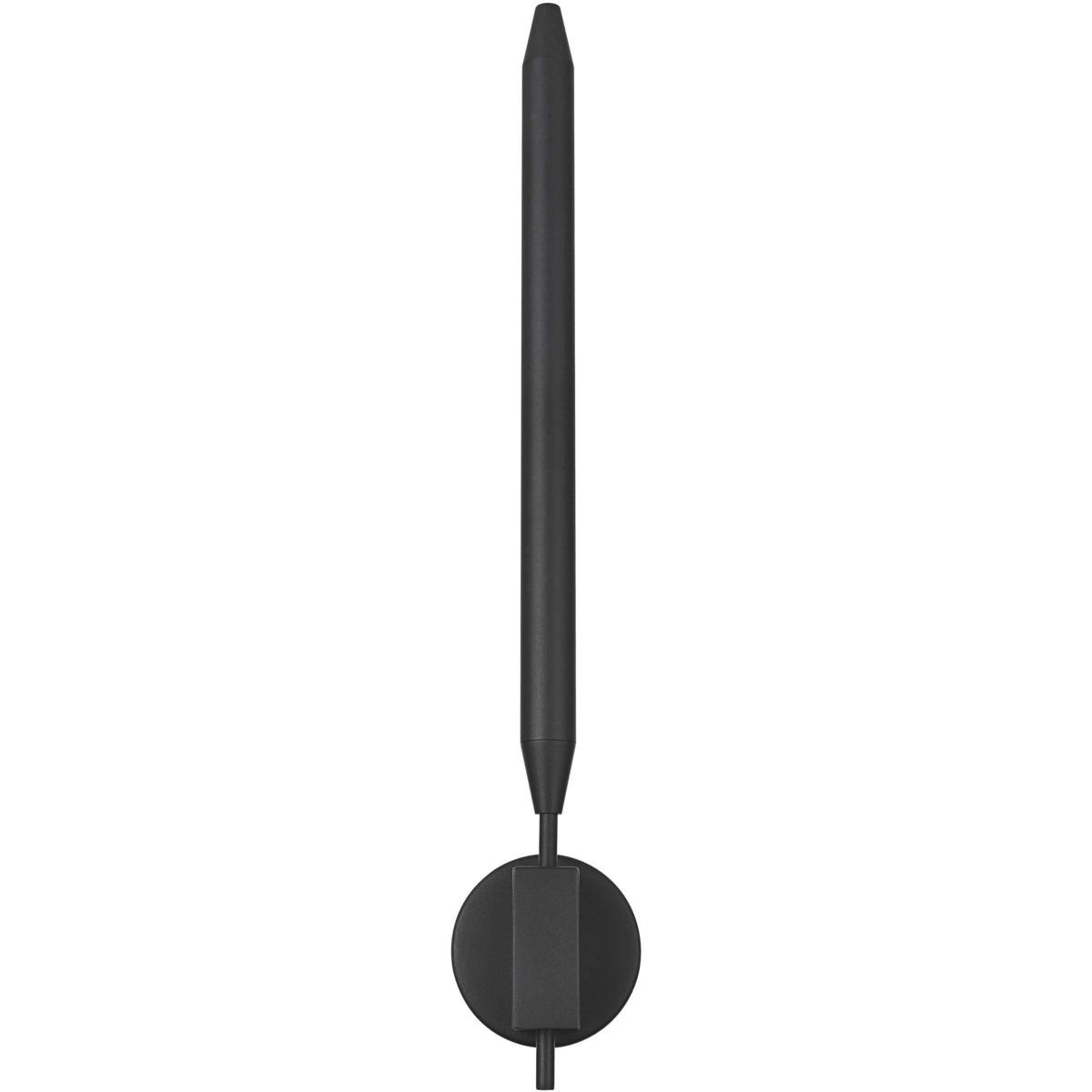 Elegant Lighting OD401W28BK Odin 1 Light 28 inch Black Outdoor Wall Sconce