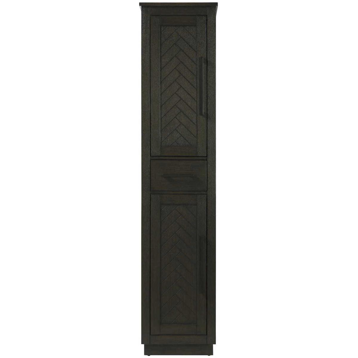 Elegant Lighting SC29016CO Chase Chocolate Oak Bathroom Storage Cabinet