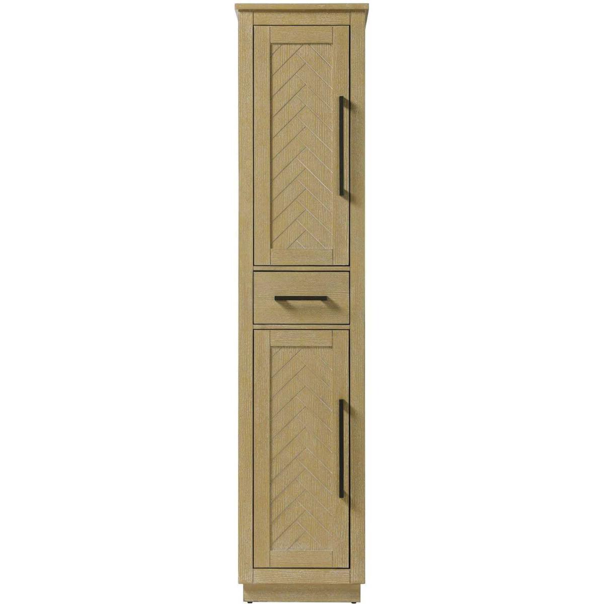 Elegant Lighting SC29016LO Chase Linen Oak Bathroom Storage Cabinet