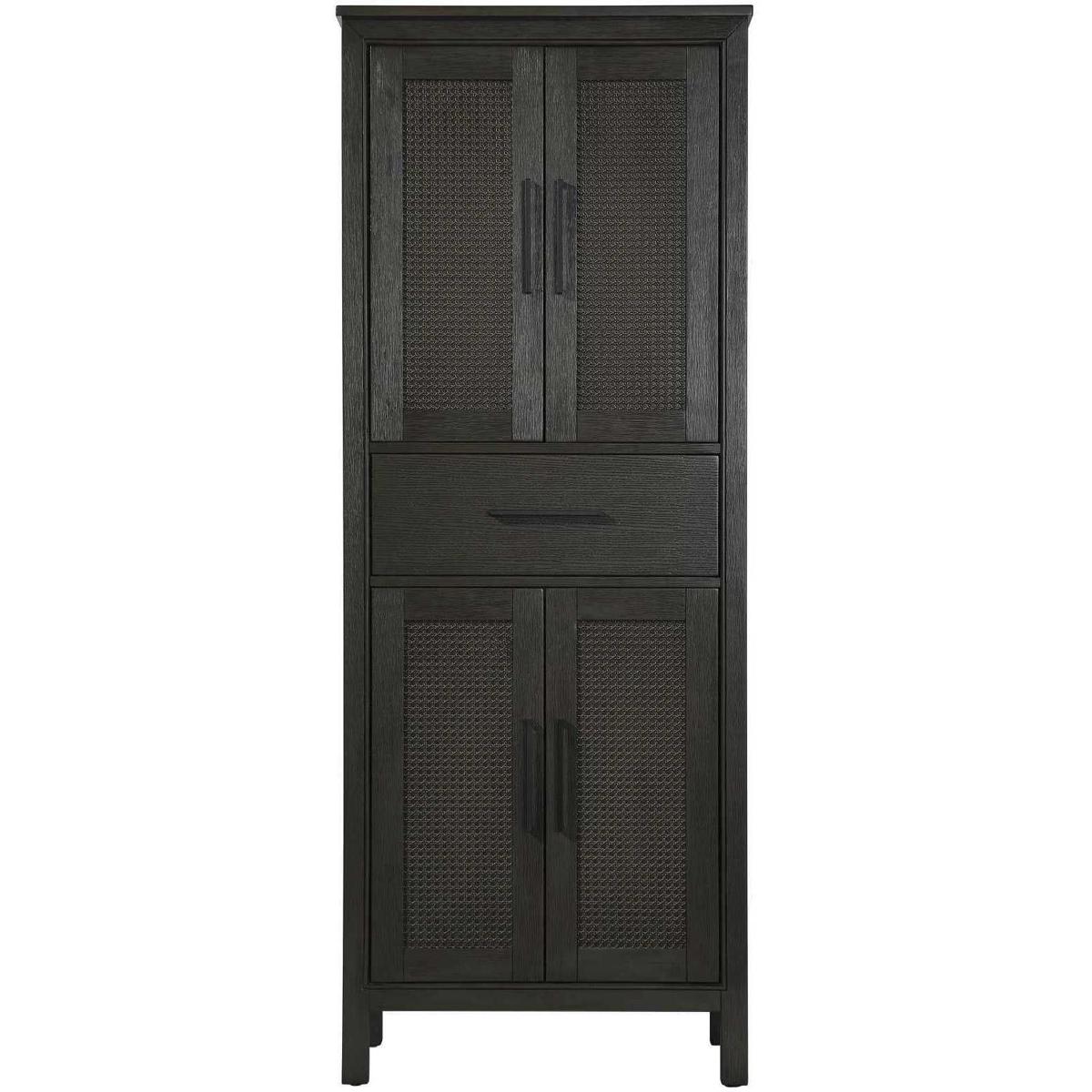 Elegant Lighting SC295A28CO Alina Chocolate Oak Bathroom Storage Cabinet