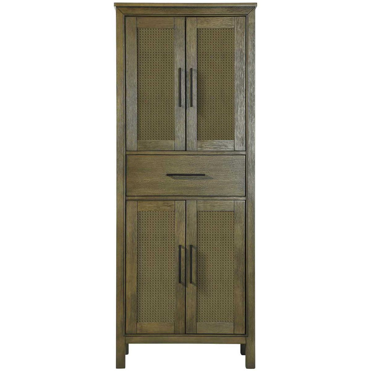 Elegant Lighting SC295A28HO Alina Hazel Oak Bathroom Storage Cabinet