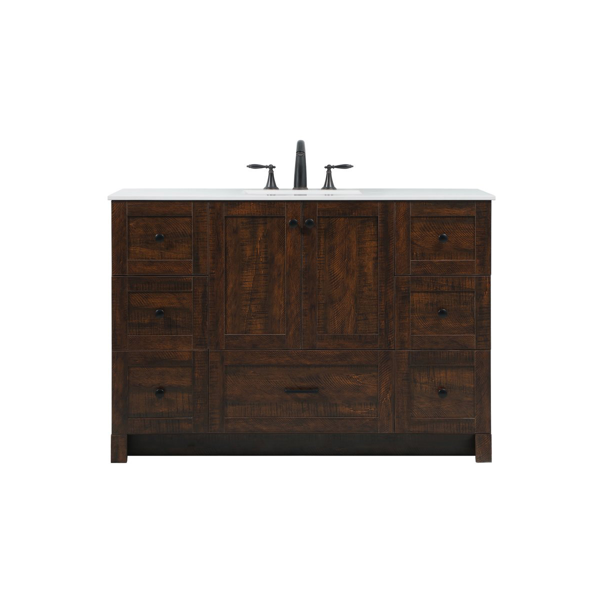 Elegant Lighting VF2848EX Soma 48 X 19 X 34 inch Expresso Vanity Sink Set in Not Included