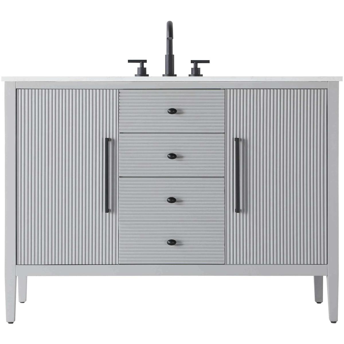 Elegant Lighting VF29648GR Blakely 48 X 34 inch Grey Bathroom Vanity Cabinet