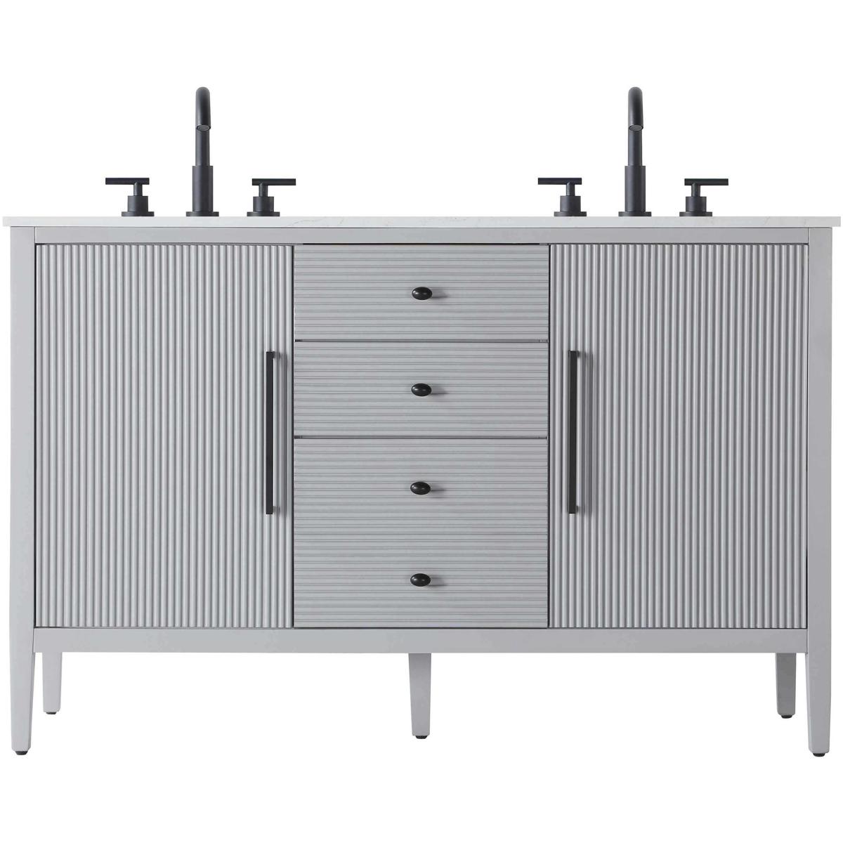 Elegant Lighting VF29654DGR Blakely 54 X 34 inch Grey Bathroom Vanity Cabinet