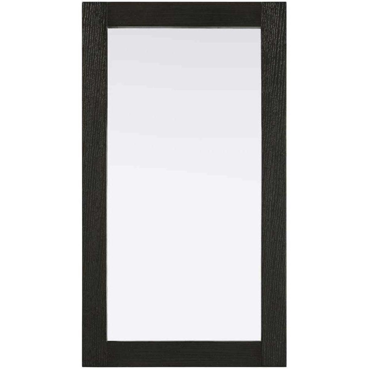 Elegant Lighting VM31832CO Norah 32 X 18 inch Chocolate Oak Mirror
