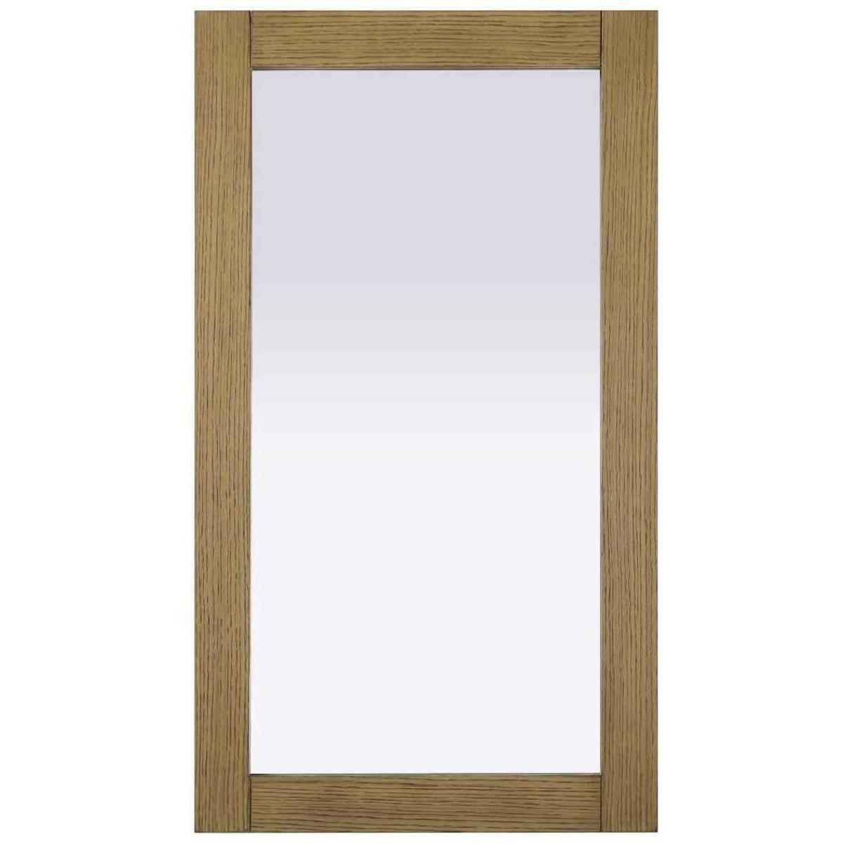 Elegant Lighting VM31832HT Norah 32 X 18 inch Honey Teak Mirror