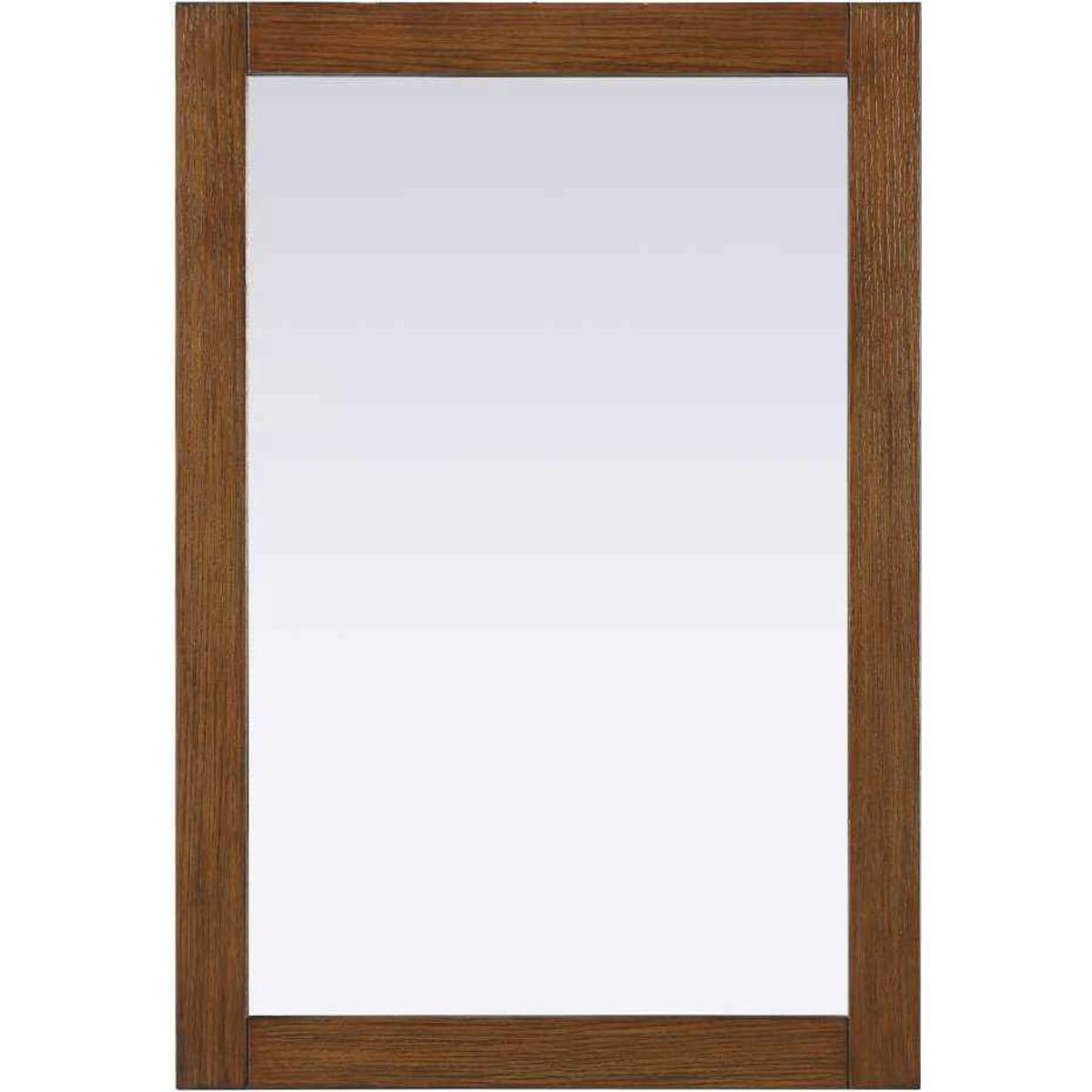 Elegant Lighting VM32232BW Norah 32 X 22 inch Brandy Walnut Mirror