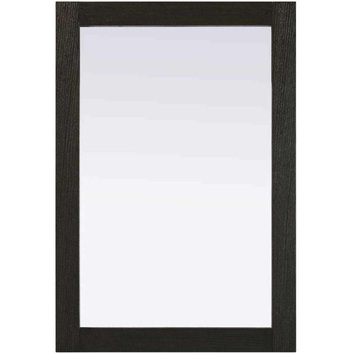 Elegant Lighting VM32232CO Norah 32 X 22 inch Chocolate Oak Mirror