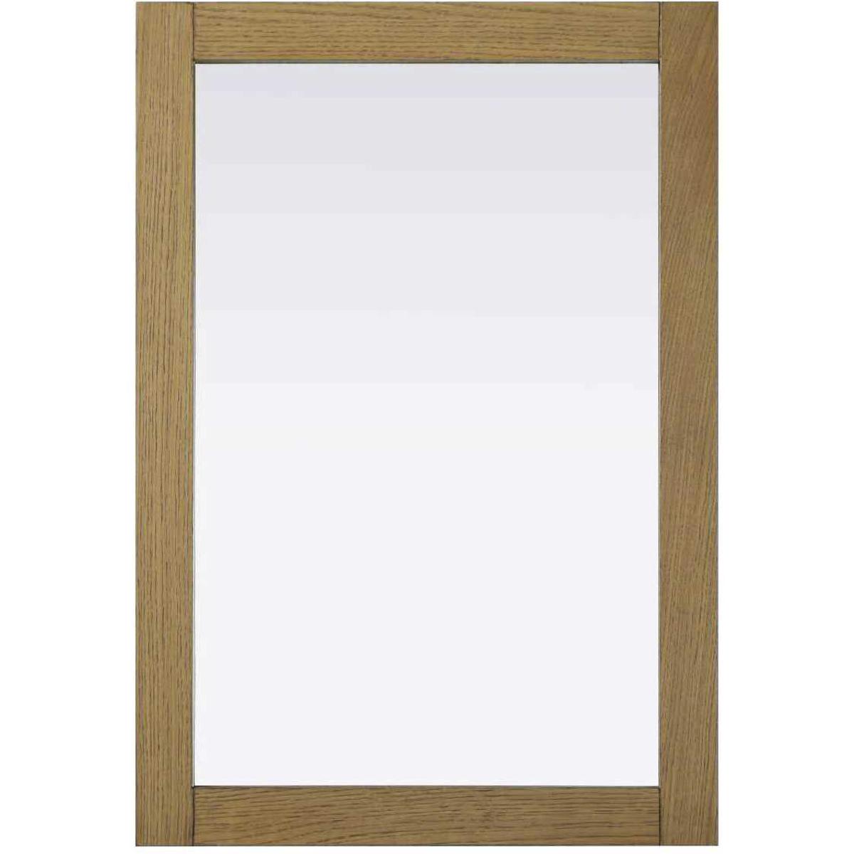 Elegant Lighting VM32232HT Norah 32 X 22 inch Honey Teak Mirror