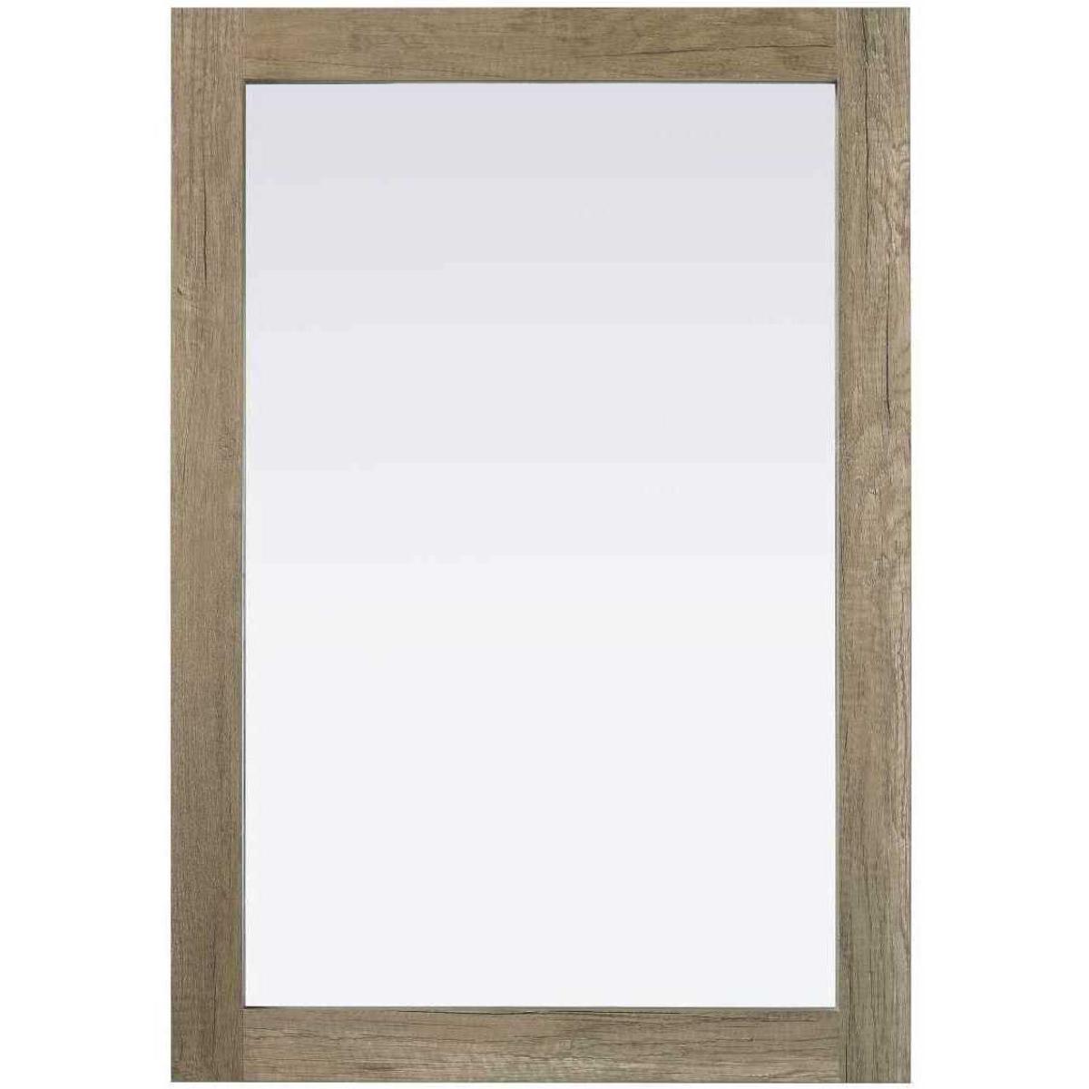 Elegant Lighting VM32232NT Norah 32 X 22 inch Natural Oak Mirror