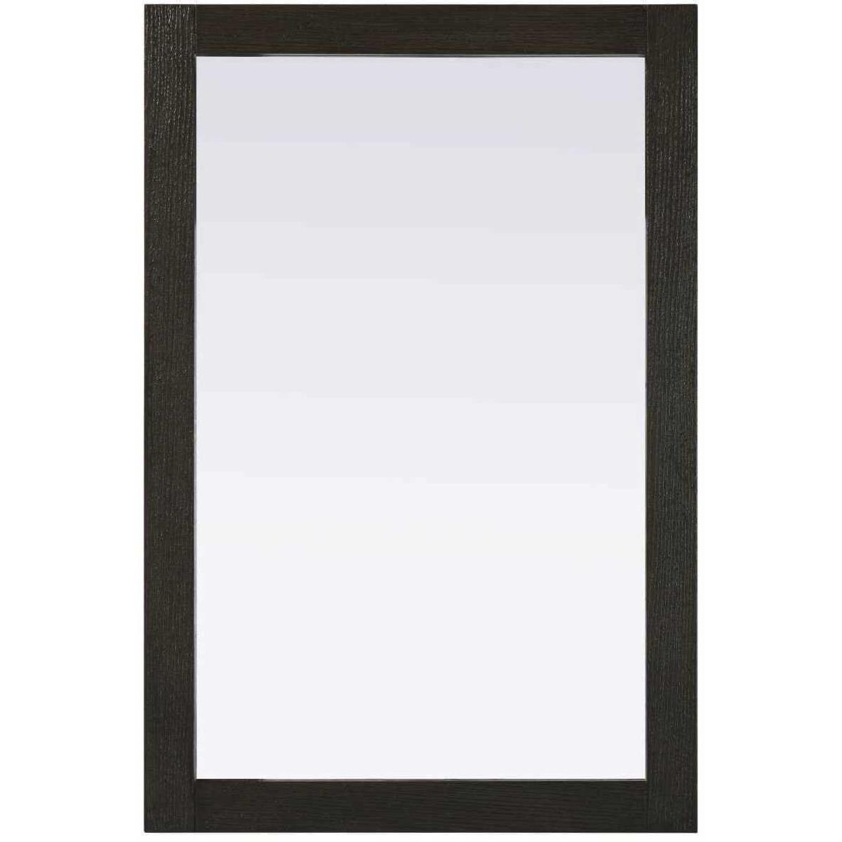 Elegant Lighting VM32436CO Norah 36 X 24 inch Chocolate Oak Mirror