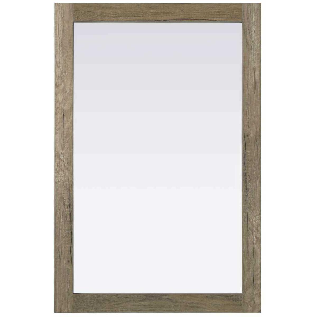 Elegant Lighting VM32436NT Norah 36 X 24 inch Natural Oak Mirror