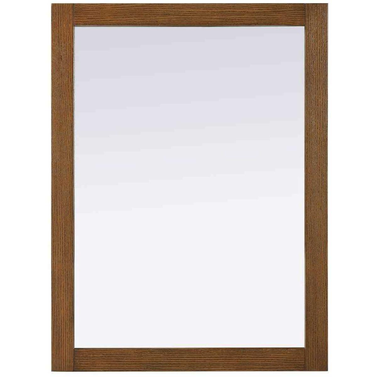 Elegant Lighting VM32736BW Norah 36 X 27 inch Brandy Walnut Mirror