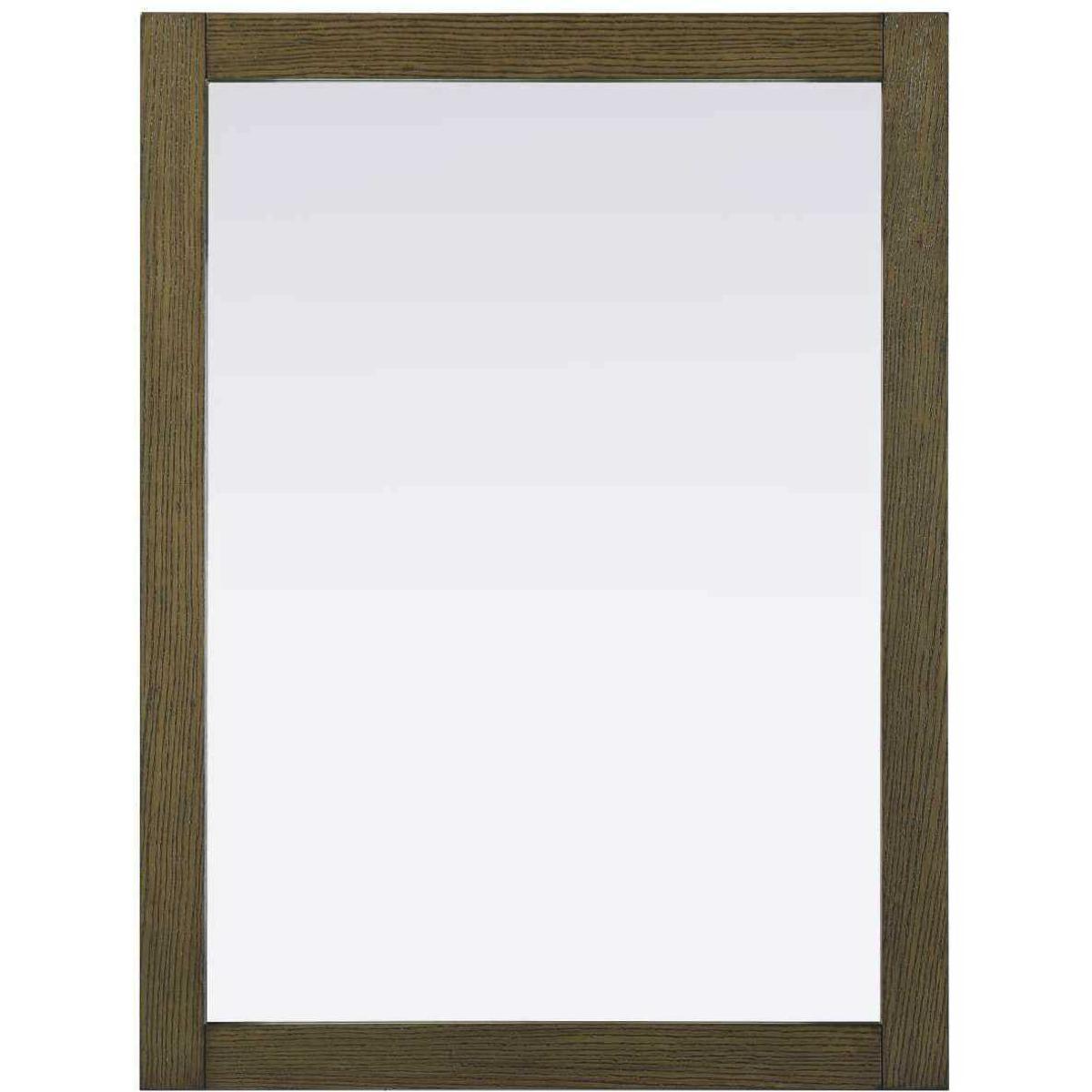 Elegant Lighting VM32736HO Norah 36 X 27 inch Hazel Oak Mirror