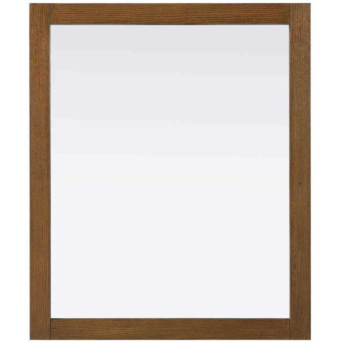 Elegant Lighting VM33036BW Norah 36 X 30 inch Brandy Walnut Mirror