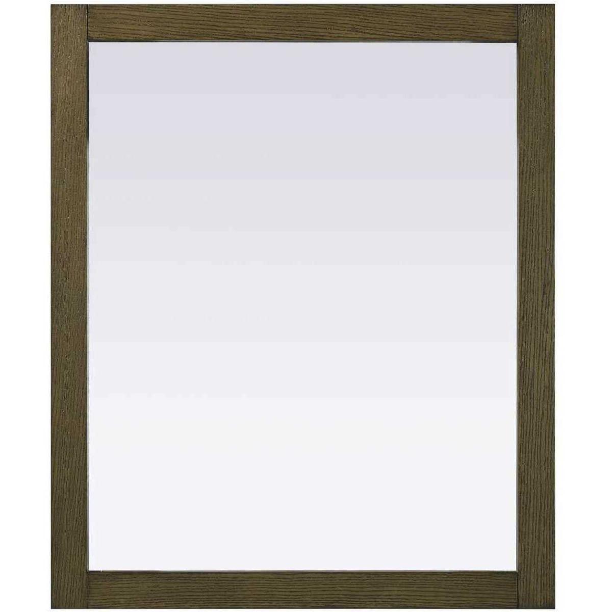 Elegant Lighting VM33036HO Norah 36 X 30 inch Hazel Oak Mirror