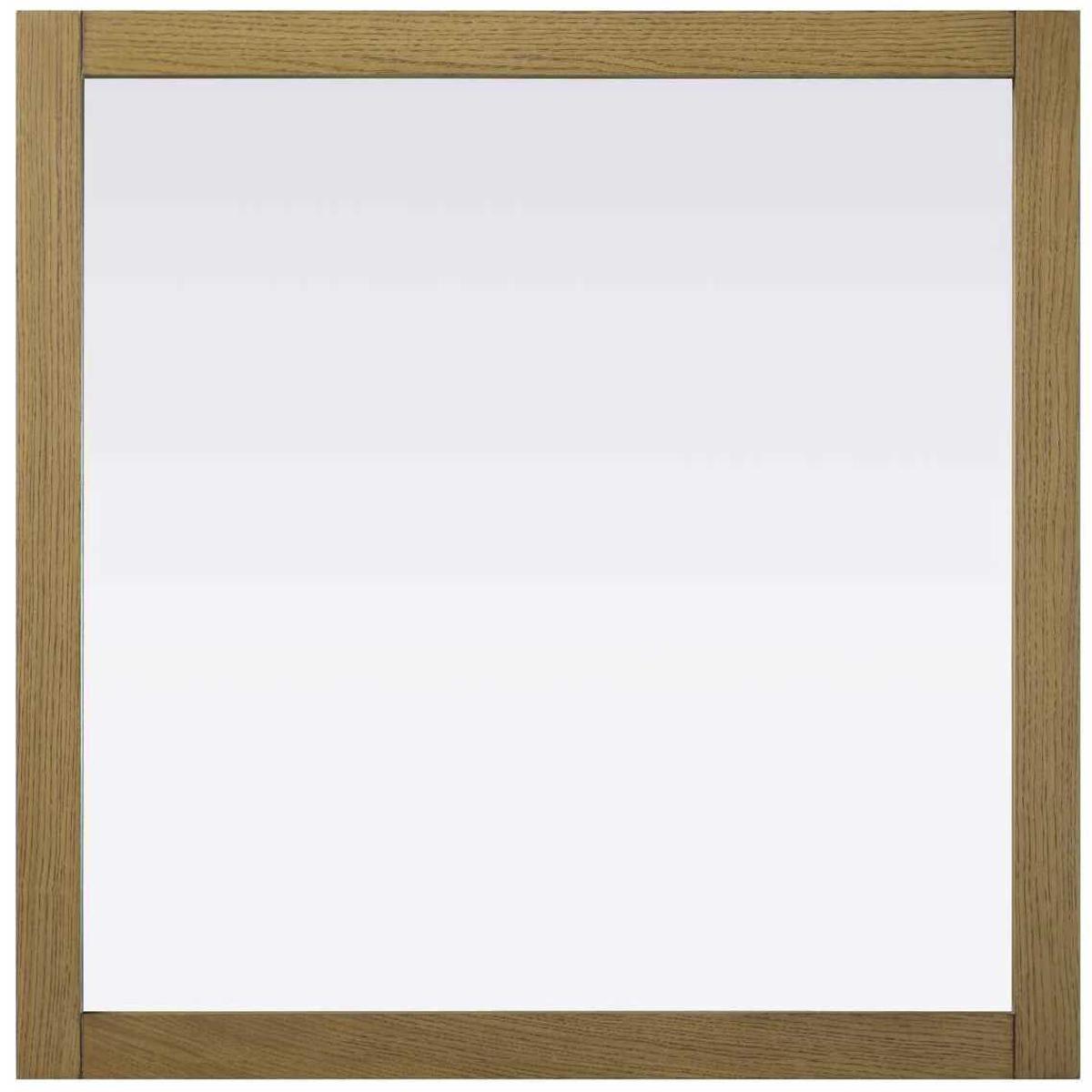 Elegant Lighting VM33636HT Norah 36 X 36 inch Honey Teak Mirror