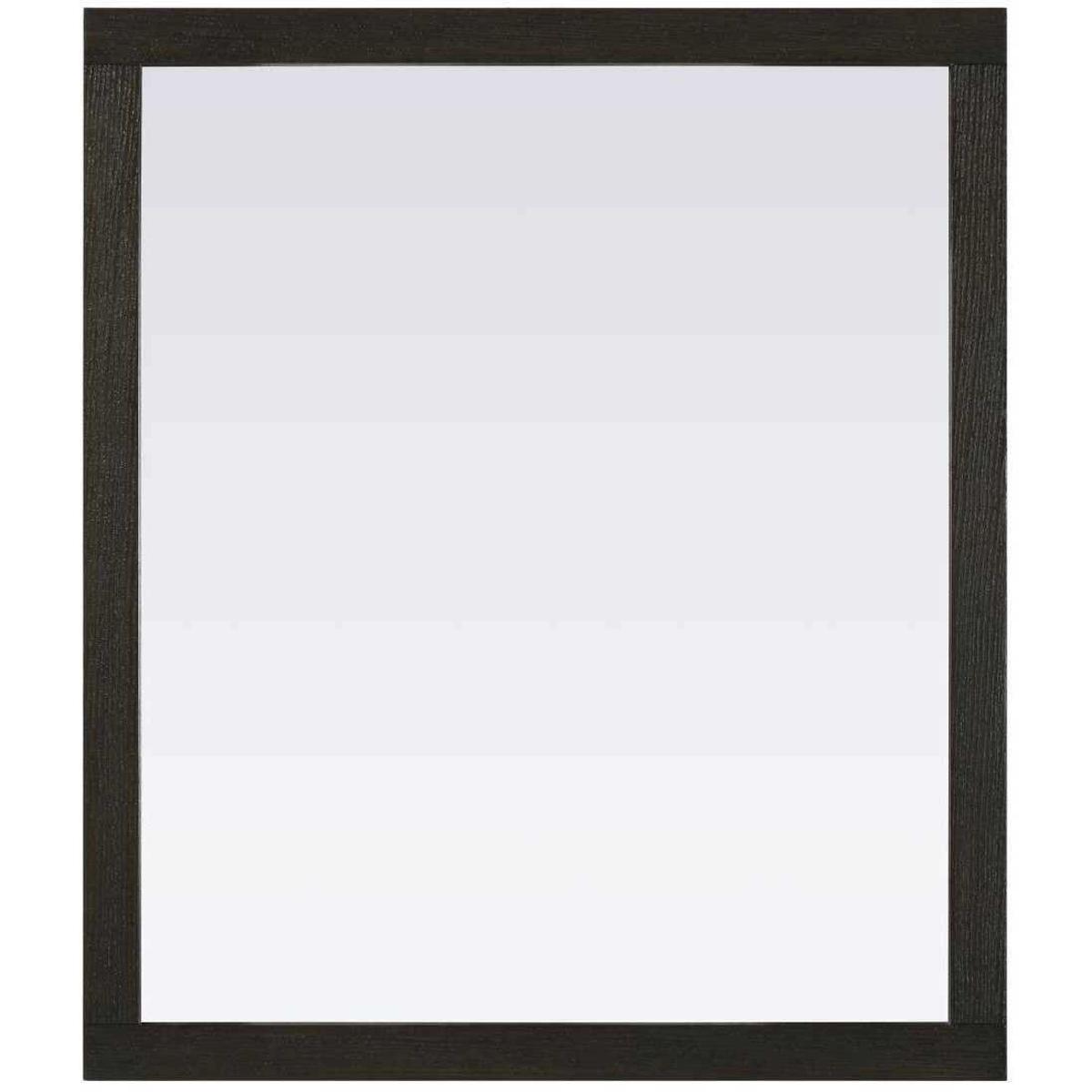 Elegant Lighting VM34236CO Norah 42 X 36 inch Chocolate Oak Mirror