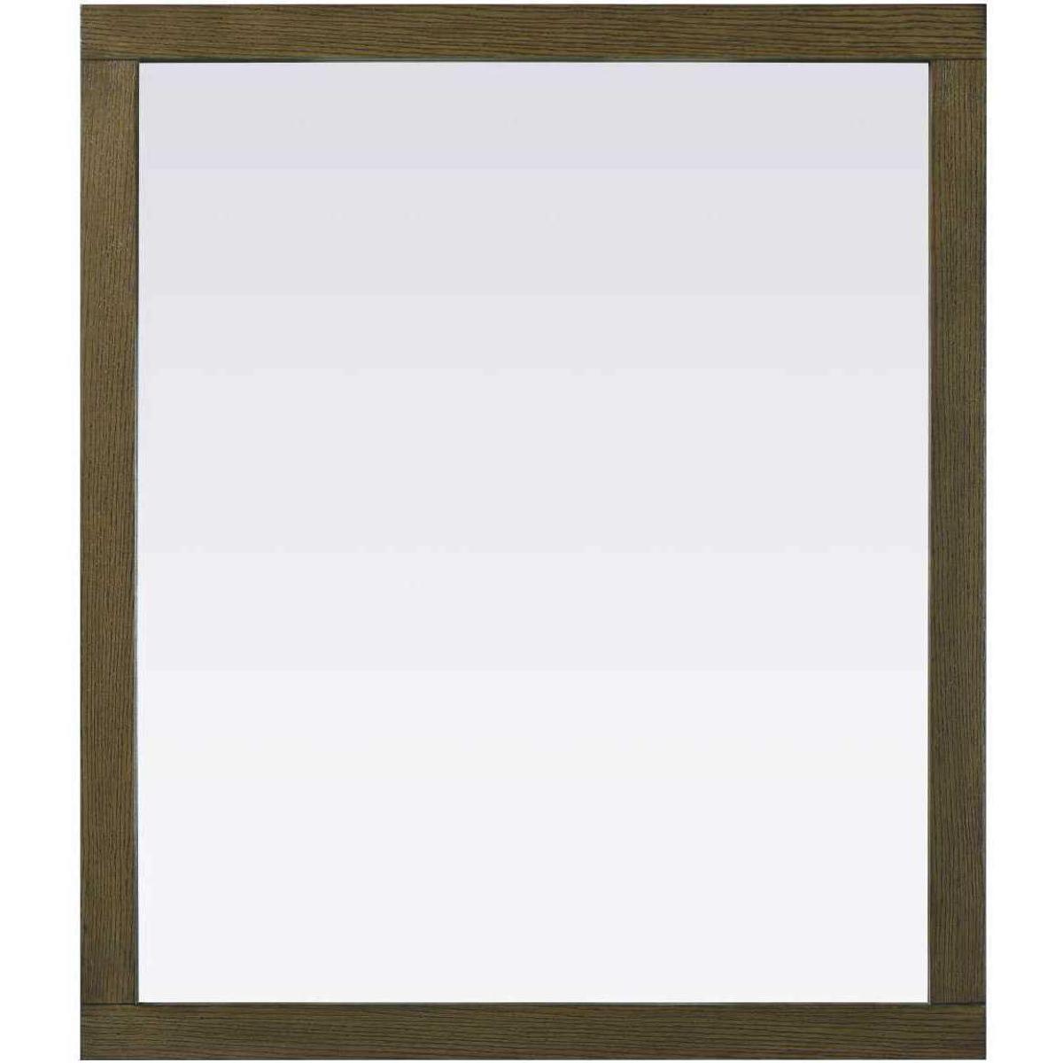 Elegant Lighting VM34236HO Norah 42 X 36 inch Hazel Oak Mirror