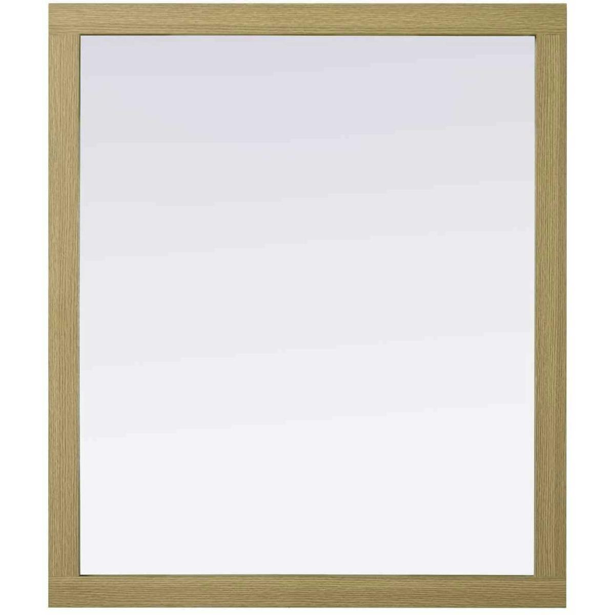 Elegant Lighting VM34236MHB Norah 42 X 36 inch Honey Brown Mirror