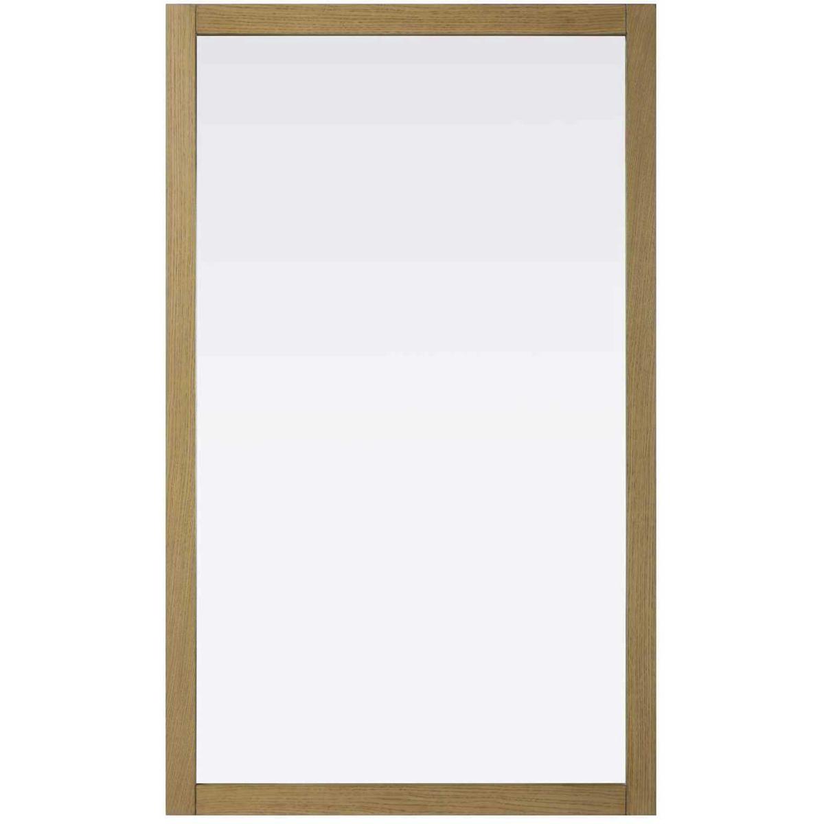 Elegant Lighting VM36036HT Norah 60 X 36 inch Honey Teak Mirror