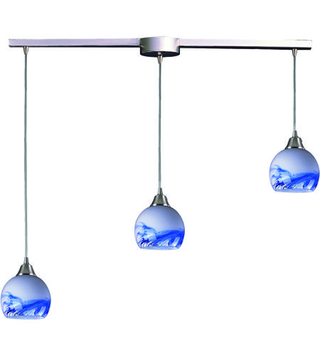 Mela 3 Light Pendants in Satin Nickel 101 3L MT