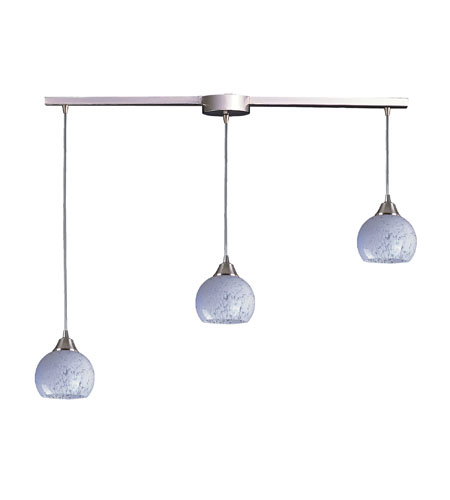 Mela 3 Light Pendants in Satin Nickel 101 3L SW