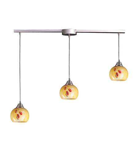 Mela 3 Light Pendants in Satin Nickel 101 3L YW