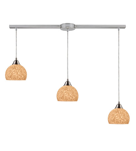 Cira 3 Light Pendants in Satin Nickel 10143/3L PW