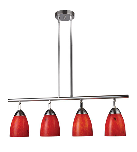 Celina 4 Light Island Lights in Polished Chrome 10153/4PC FR