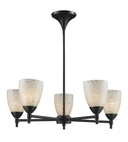 Celina 5 Light Chandeliers in Dark Rust 10155/5DR SW