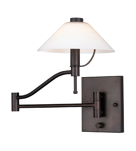 elk lighting swing arm wall light