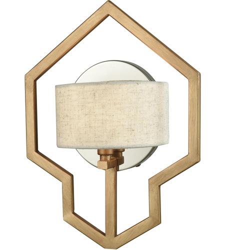 ELK 11140/1 Warrenton 1 Light 10 inch Matte Gold with Polished Nickel Wall Sconce Wall Light photo