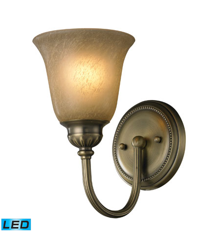 ELK 11423/1-LED Ventura LED 6 inch Antique Brass Bath Bar Wall Light