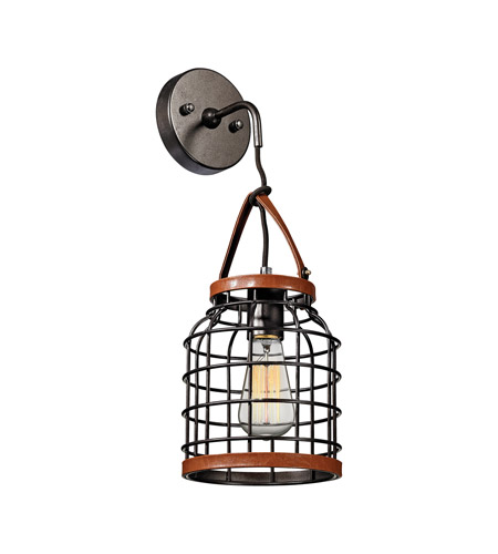 ELK 14305/1 Purcell 1 Light 7 inch Weathered Iron Wall Pendant Ceiling Light