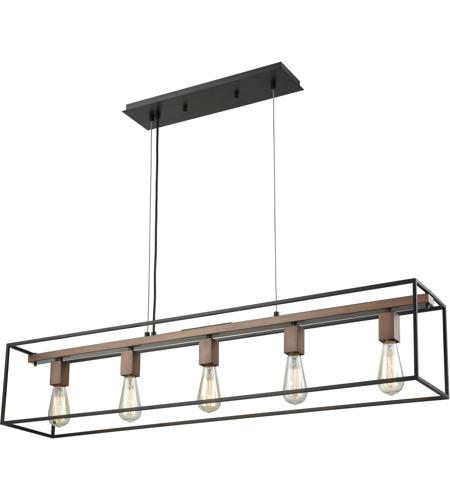 Rigby 5 Light 48 Inch Oil Rubbed Bronze, Oil Rubbed Bronze Rectangle Chandelier
