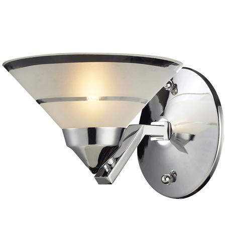 ELK 1470/1 Refraction 1 Light 7 inch Polished Chrome Sconce Wall Light in Etched Clear